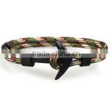 Anchor Wrist Band Nylon Nautical Rope Men Bracelet thumbnail-2