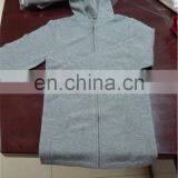 Fashion Style Knitted Unisex Zipped Hoodie Cashmere Cardigan With Two Pockets