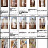 Real Photo High Neckline Satin Appliques Beaded Red Muslim Evening Dress Long Sleeve thumbnail-5