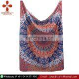 Handmade Home Decorative Colorful Cotton Mandala Bedspread Tapestry thumbnail-1