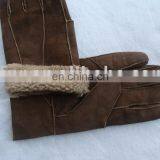 BY-S-G129 Double Face Sheepskin Gloves With Perfect Quality thumbnail-1
