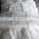 Factory Wholesale Raw or Dyed Color Thick and Soft Real Rabbit Fur Skin Plate thumbnail-4