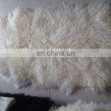 Factory Wholesale Long Hair Tanned Real Mongolian Tibetan Lamb Fur Plate thumbnail-5