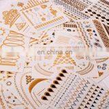 Wholesale Newest Design Tattoo Sticker Metallic Sexy Ladies Makeup& Henna Small Order Cheap Tattoo Stickers Paper Gold Silver thumbnail-4