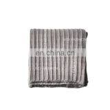 Hand Made Luxury Woven Chunky Knit Throw Blanket With Light Weight