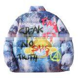 DiZNEW Winter Fashion Mens All Over Print Down Puffer Jacket for Man thumbnail-1
