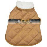 Luxury and Leather Accessories Pet Dog Coffee Coat Clothes thumbnail-1