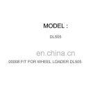 DIESEL ENGINE PARTS PIPE DRAIN 420210-00008 FIT FOR WHEEL LOADER DL505 thumbnail-1