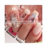 JOYFUL 362-387 Japanese Mayu Rose Gold English Letter Nail Stickers Nails 3d Adhesive Patch Nail Stickers thumbnail-4