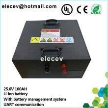 lithium 24v amr battery lifepo4 24v amr battery li ion 24v amr battery li-ion 24v amr battery 24v100ah with UART communication