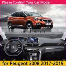 for Peugeot 3008 2017 2018 2019 Mk2 3008GT GT Anti-Slip Mat Dashboard Cover Pad Sunshade Dashmat Protect Carpet Car Accessories thumbnail-2