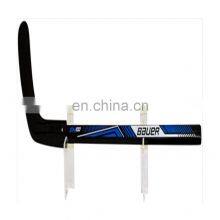 Clear Acrylic Hockey Stick Display Holder Golf Clubs Bracket Ice Hockey Stand