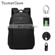 New fashion waterproof laptop bag recyclable environmental protection material with USB charging backpack bag custom logo
