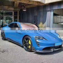 Runde Car Modification Carbon Fiber Front Lip Rear Lip Side Skirt Spoiler For Porsche Taycan Turbo Modify Mansory Style Body Kit thumbnail-1