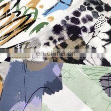 New Design for Dress and Blouse Rayon Digital Printing 97%Tencel Lyocell 3% Linen Fabric thumbnail-2