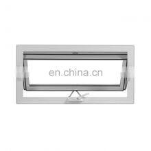 Hurricane Impact Nfrc Standard Small Glazing Windows Wooden Top Hung Awning Glass Casement Window for Toilet