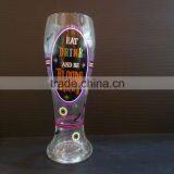 Pilsner Beer Glass With Decoration thumbnail-1