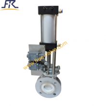 Pneumatic Stainless Steel  Ceramic lined Knife Gate Valve