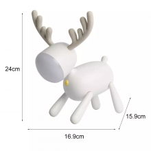 High Quality Cartoon Children's Creative Deer Led Silicone Night Light for Bedroom Kid Home Decoration Christmas Children's Days thumbnail-2