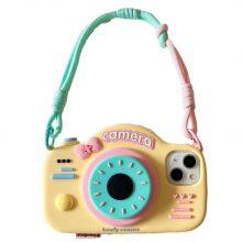 Personality Creative Stereo Camera Phone Case 11 12 13 14 15 Pro Max/Pro Silicone Back Cover Protective Case thumbnail-3