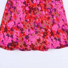 2025 New Fashion Elegant Women's Dress With Floral Print Midi Dress thumbnail-1