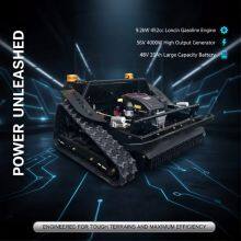 Vigorun Slope Lawn Mower Durable Slope Use VTLM800 Zero Turn Mower Robot Tank Chassis Anti-Rollback Security thumbnail-1
