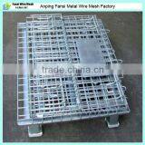 Zinc Plated Steel Welded Wire Mesh Pallet Cage