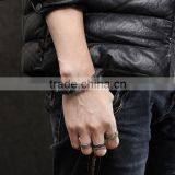 Wholesale Custom 8mm Lava Bead Bracelet Jewelry for Men Fashion Silver Buddha Bracelet thumbnail-6