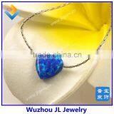 JL Hign Quality Heart Opals Necklace For Wedding Dresses in Valentine's Day thumbnail-2