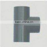 Manufacturers Non-toxic Grey Plastic Pipe Tee for Water Supply thumbnail-1