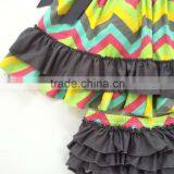 Fashion Style Baby Swing High Quality Kids Cotton Swing Set Pretty Design Swing Top Bloomer Set thumbnail-2