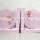 Round Wooden Butterfly Theme Stationery MDF Bookends for Children /kids thumbnail-1