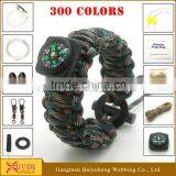 Wholesale High Quality 550 Paracord Survival Bracelet Cheap thumbnail-4