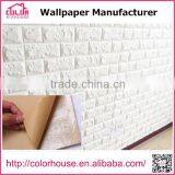 NEW 3D PE foam faux brick wall sticker, self adhesive decorative 3d wall stickers