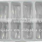 100pcs Half Cover Artificial French Nails ( Clear )