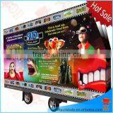 2015 6 Dof Hydraulic System and Electric System 3d,4d,5d,6d,7d,9d,12d Simulator Mobile Cinema Equipment thumbnail-4