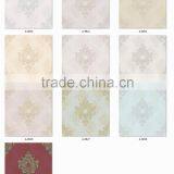 Stocklot Embossed Vinyl Wallpaper, Retro Damask Wall Sticker for Kitchen , Peelable Wallcovering Supplier thumbnail-3