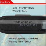 Dual Camera Car Dvr New Design High Quanlity With Mutifuctional DVR thumbnail-3