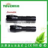 Waterproof LED Flashlight XMLT6 500 Meter Zoomable Torch Light Bike Light Linterna 1*18650 Battery Lanterna Tatical thumbnail-1