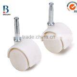 ISO Certificasted China 2' White Directional Double Swivel Metal Pin Caster Wheels for Cleaner thumbnail-5