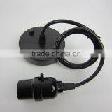 E26 Bakelite Hanging Lamp With Metal Ceiling Rose thumbnail-5