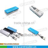 Built-in Cable Perfect USB 2.0 ALL IN ONE Card Reader