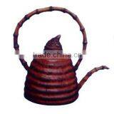 Teapot Bam Boo Root Carving Handicraft thumbnail-1