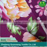Flower fabric peach skin composition for home textile