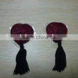 Top Sale Sexy Sequin Nipple Cover With Tassel thumbnail-3