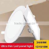 Round Led Panel lightSlim Led Ceiling Light 3W 5W 7W 9W 12W 15W 18W