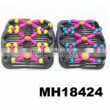 Wholesale Hand Made Colorful Wood Beaded Hair Comb thumbnail-1