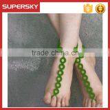 V-990 Elegant Handmade Choice Crochet Barefoot Sandals Anklet Body Jewelry Wholesale Turkey Bracelet Anklet Chain thumbnail-2