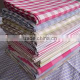 polyester 65 cotton35 yarn dyed plaid fabric