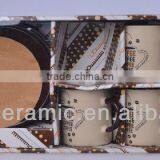 Duotone Color Glazed Stoneware Espresso Set 80ml